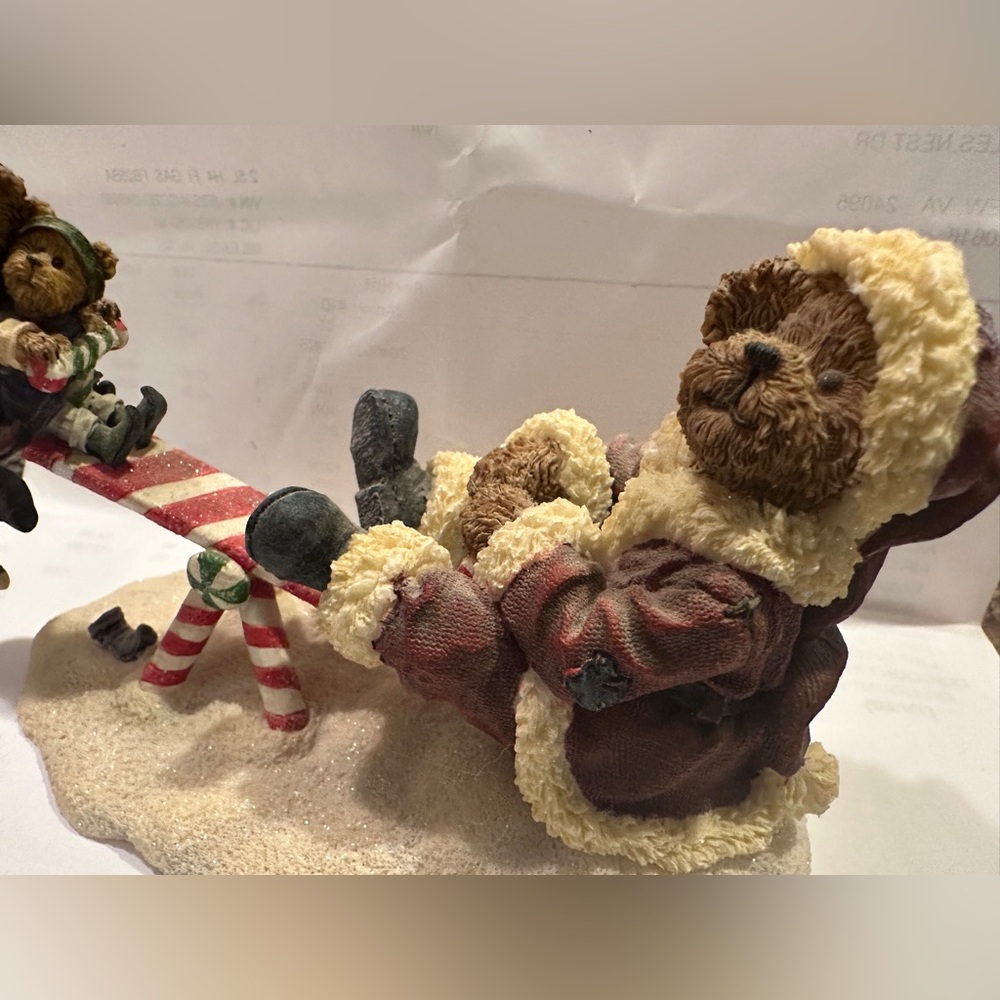 Boyd’s Bears Santa Bear with Jingle, Jangle and Joe.  Style 228439 - Picture 3 of 4
